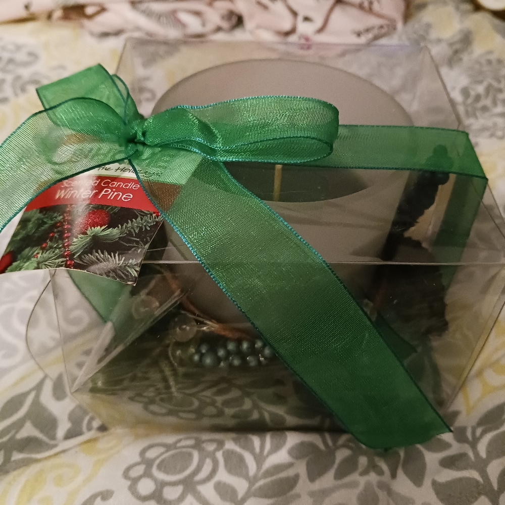 NWT! WINTER PINE Scented Candle (Rite Aid) 4oz